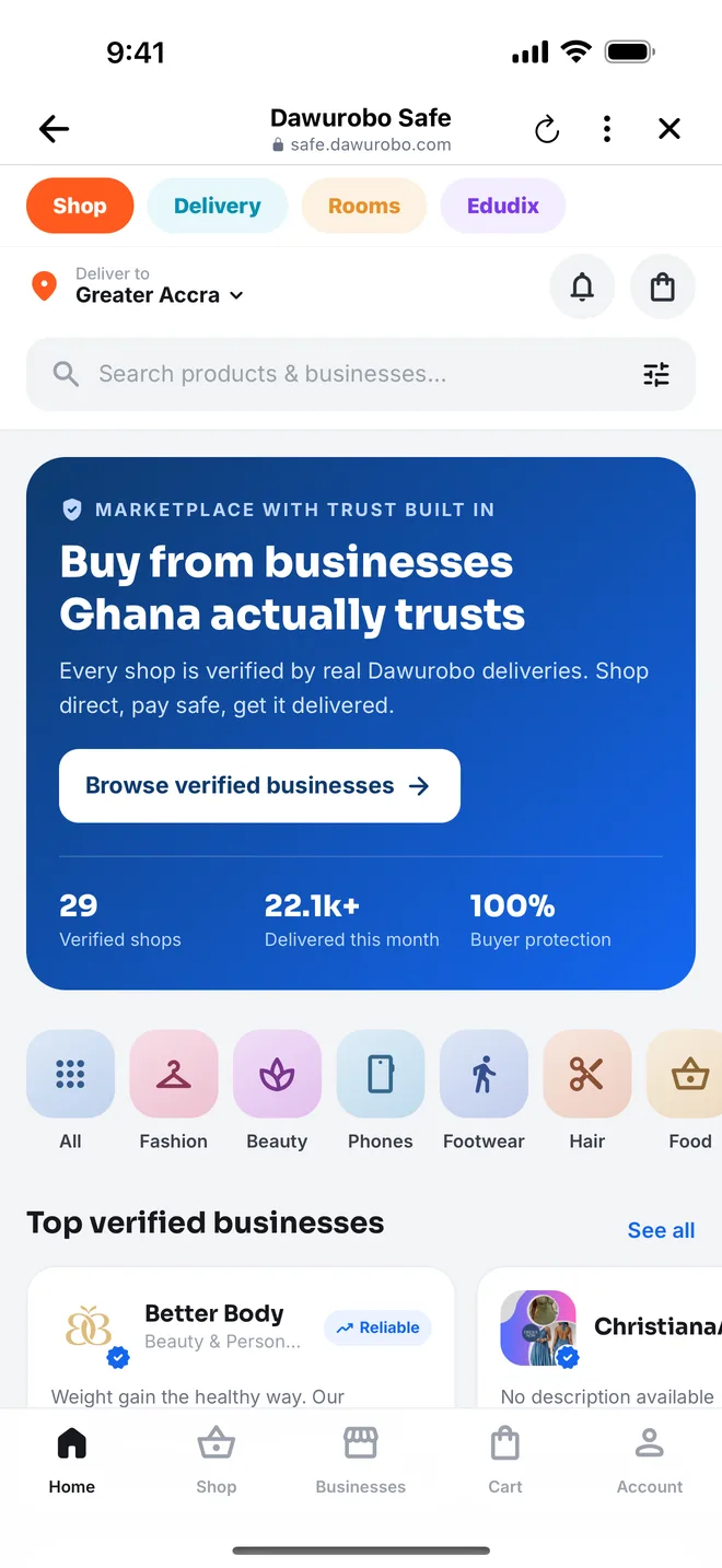 Dawurobo X — shopping on Safe
